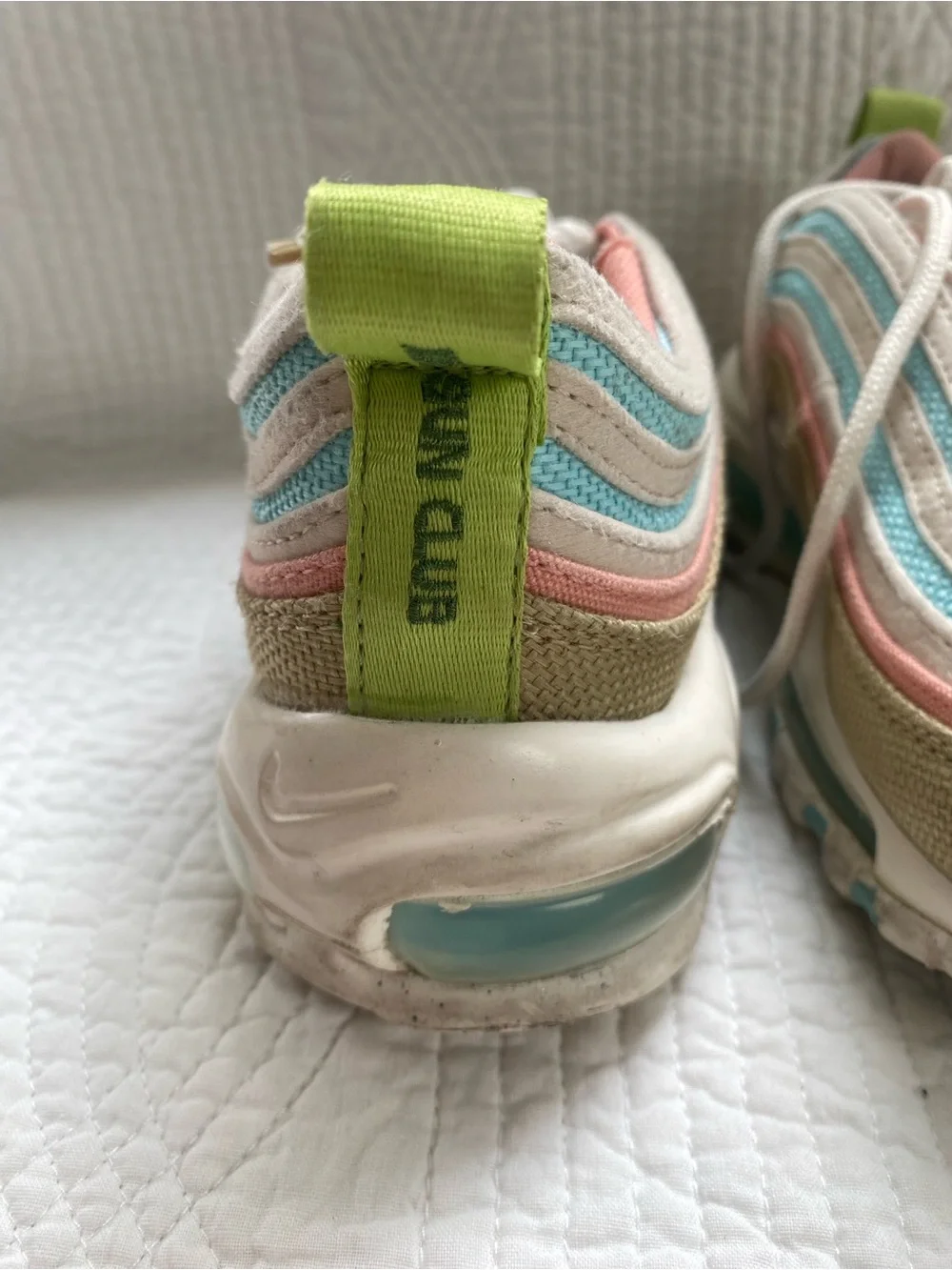 Kids Nike Multicolor Layered Wave Sneakers - Canvas Upper